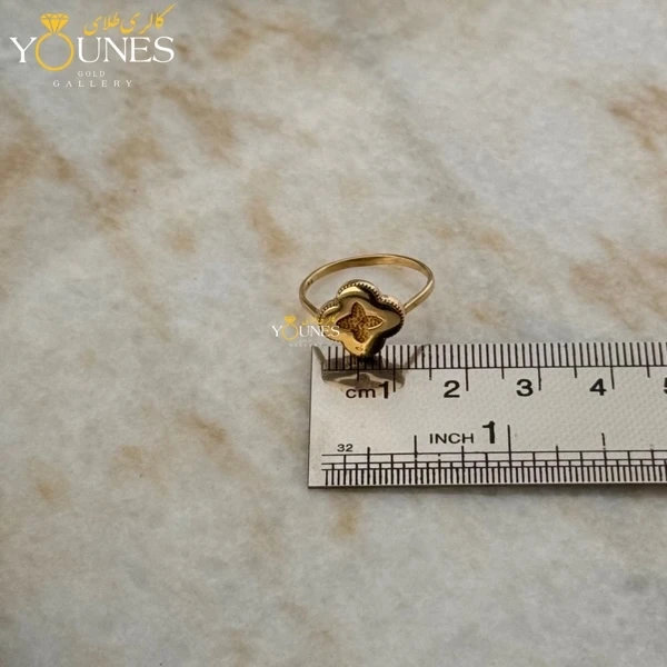 انگشتر طلا ونکلیف توپر